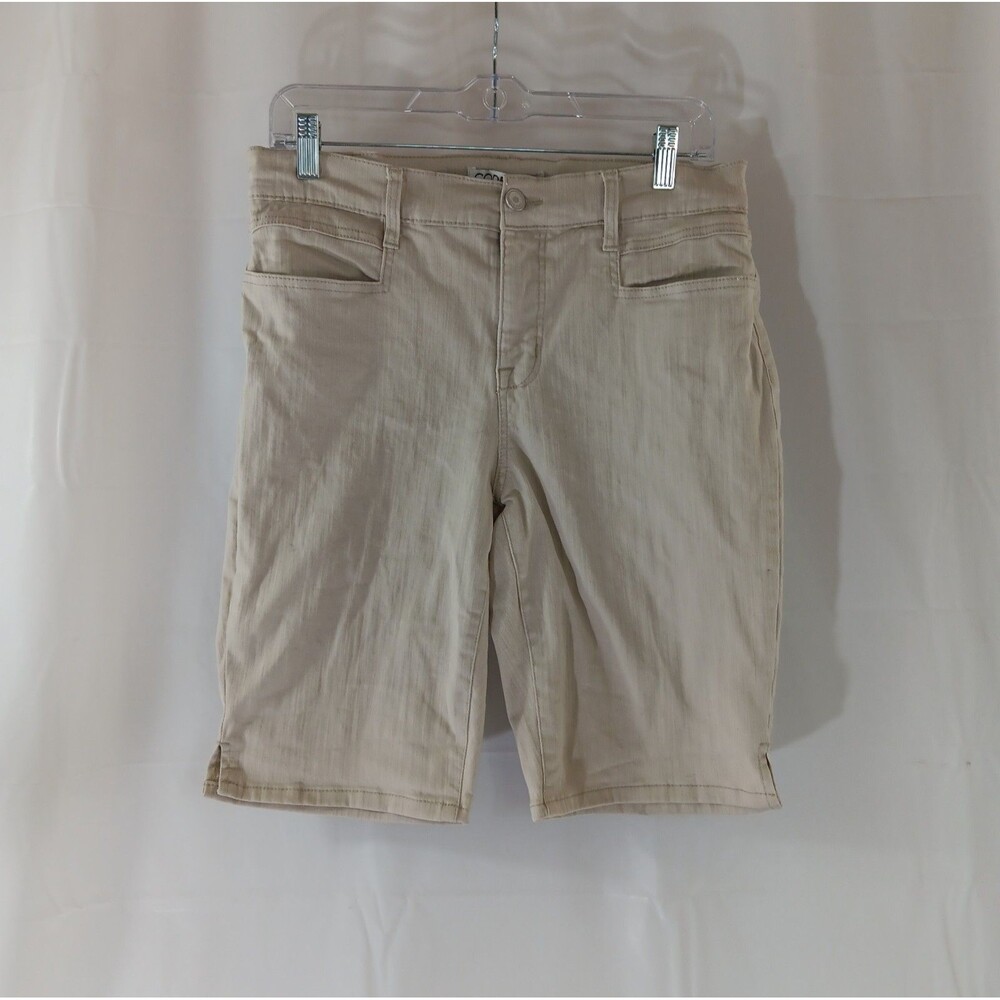 Code Bleu Denim Shorts Women's Size 6 Beige Long